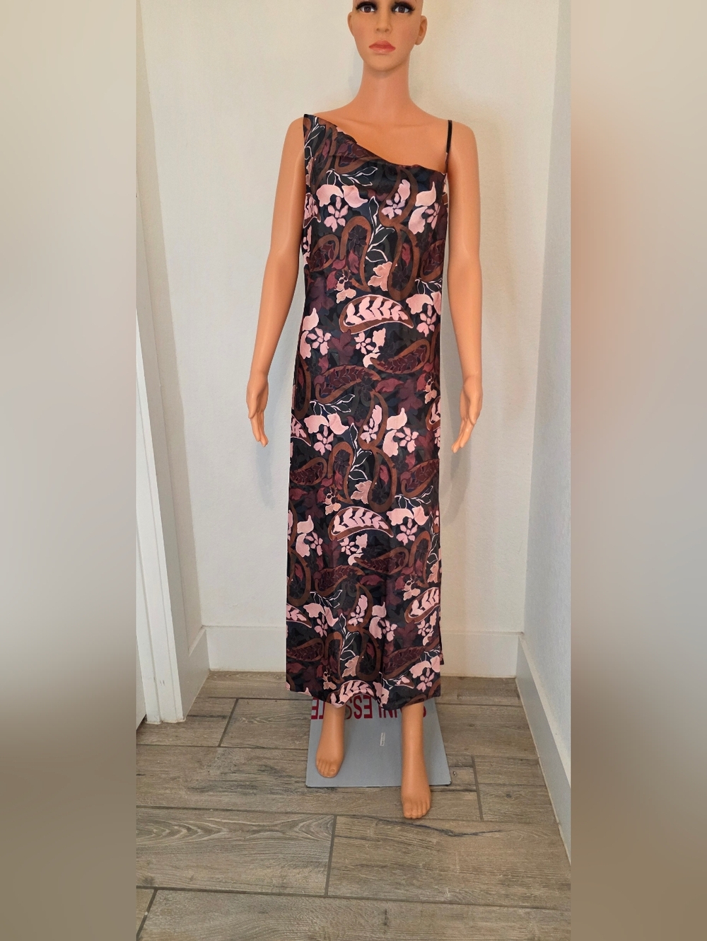 Banana Republic Satin Midi Sheath Dress